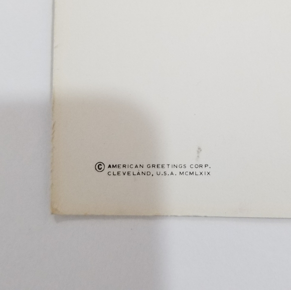 1969 Hi Brows American Greetings Birthday Card - Picture 7 of 8